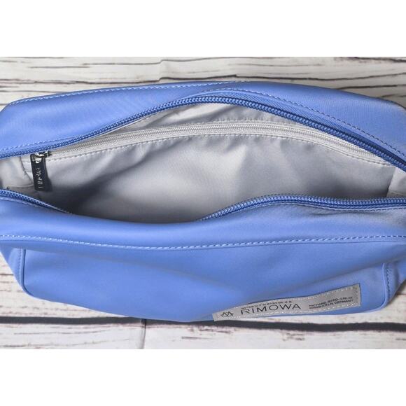 Rimowa Toiletry Pouch Sea Blue For Travel & Daily Use, Two Interior Pockets - Picture 7 of 8